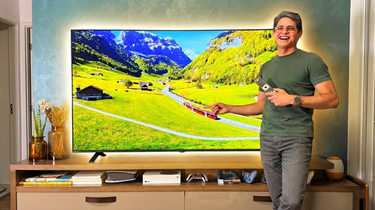 Miniatura da avaliação em vídeo de Smart TV Toshiba DLED 55" 4K 55C350NS VIDAA