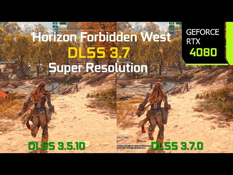 Horizon Forbidden West PC DLSS 3.5.10 vs DLSS 3.7.0 - Graphics/Performance Comparison | RTX 4080
