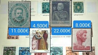 teuerste italienische Briefmarken selten aus Italien Wert und Katalognummer