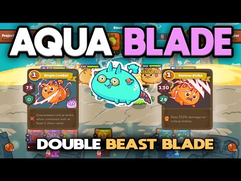 Top rank Aqua ronin Tomo build - Axie infinity