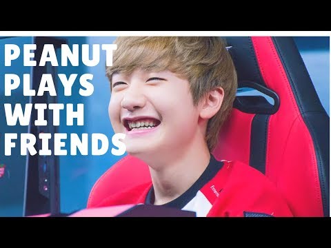 SKT T1 PEANUT VOD - PEANUT PLAYS ELISE WITH FRIENDS