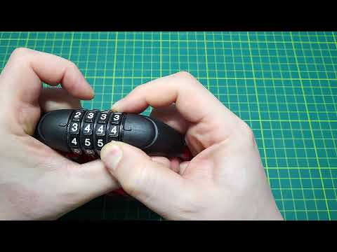 Combination Bicycle Lock - Very Easy to Open - Amateur Locksmith