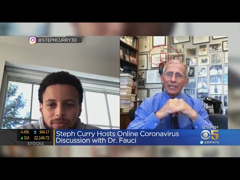 CURRY CORONAVIRUS: Warriors star Steph Curry hosts online chat on the coronavirus with Dr. Anthony F