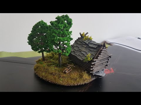 Worldbuilder - Making a Log Cabin (Tabletop Terrain)