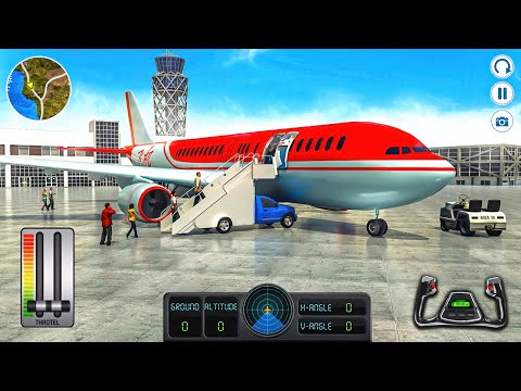 Flight Airplane City Pilot Simulator - Plane Boeing Emergency Landing - Android Gameplay