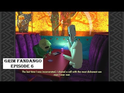 Maybe just a sip? Grim Fandango Remastered Episode 6 (Year 2 part 1) all trophies
