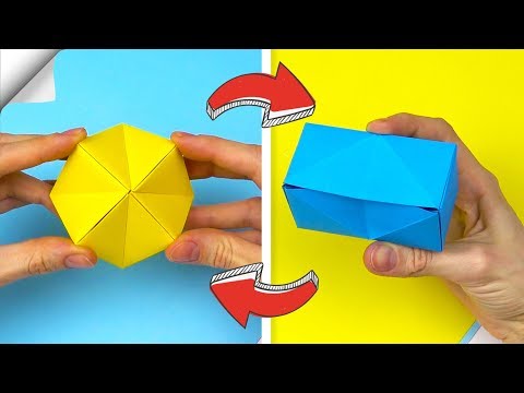 DIY crafts easy Paper toy antistress transformer
