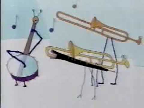 Classic Sesame Street 8Bit animation - Mr. Tuba and his band plays "Pop Goes the Weasel"