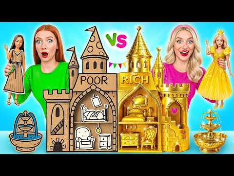 We Build Amazing Doll House Rich vs Broke Challenge | Funny Moments by Multi DO Smile