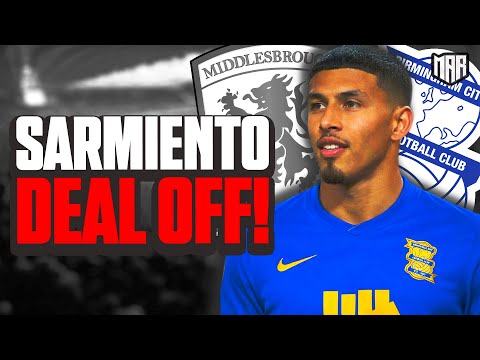 Jeremy Sarmiento NOT JOINING Boro! Burgzorg set to stay! What next? | Middlesbrough FC Transfer News