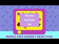 Barney Friends The One And Only You Season 5 Episode 5 Mario And Barney Reaction
