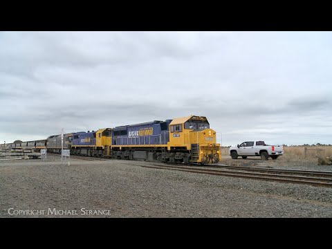 7735V Pacific National Grain Train With VHAF Hoppers (22/4/2023) - PoathTV Australian Railways