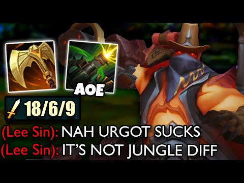 KOREAN TIAMAT URGOT BUILD is a FULL CLEARING MACHINE!! They have to nerf TIAMAT Urgot