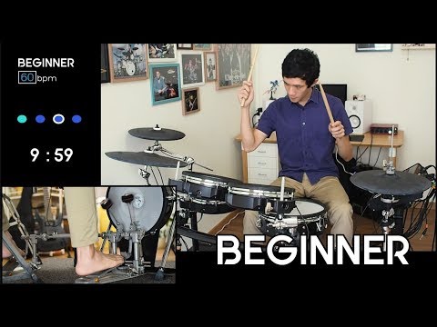 10-minute Double Bass Endurance Practice Along | Beginner |