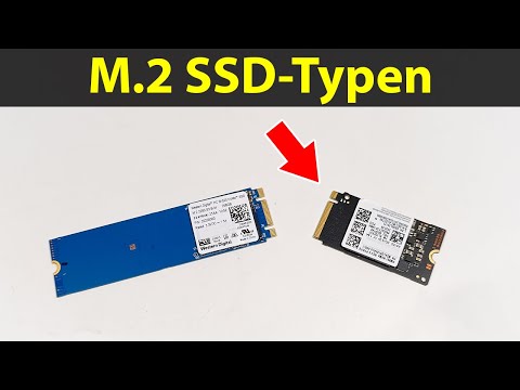 M.2 SSD-Typen: NVMe und SATA – Die Bedeutung von M.2 NVMe SSD-Kerben (Schlüssel) 🇩🇪