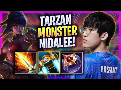TARZAN IS A MONSTER WITH NIDALEE! - Tarzan Plays Nidalee JUNGLE vs Xin Zhao! | Season 2024
