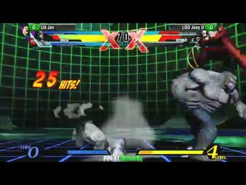 UMVC3: Final Round 19 Semis - UA Jan vs LOD Joey D