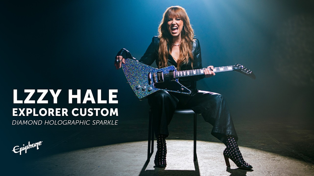 Introducing the Lzzy Hale Epiphone Explorer Custom - YouTube