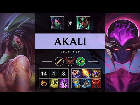 Akali Mid vs Karma - BR Grandmaster Patch 25.08