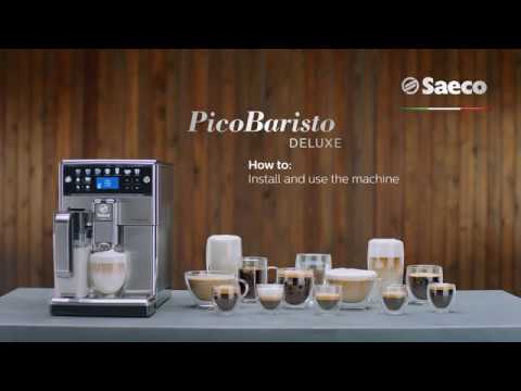 Saeco Picobaristo Deluxe üzembehelyezése és használata.