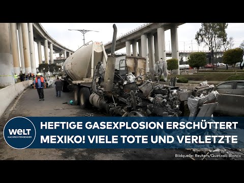 SCHOCK IN MEXIKO: Gastanklaster explodiert auf Brücke! Mindestens vier Tote und viele Verletzte