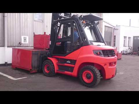 Forklift LINDE H80,  wózek widłowy linde H80 8 Ton TECHTRANS,