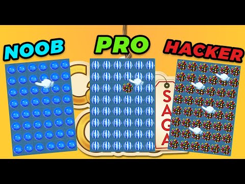 NOOB vs PRO vs HACKER: Candy Crush Saga