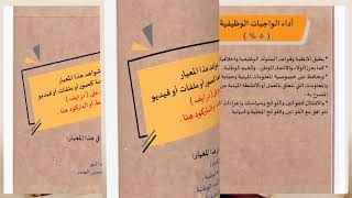 ملف الأداء الوظيفي الجديد لمدير/ة المدرسة استايل تراثي وطني