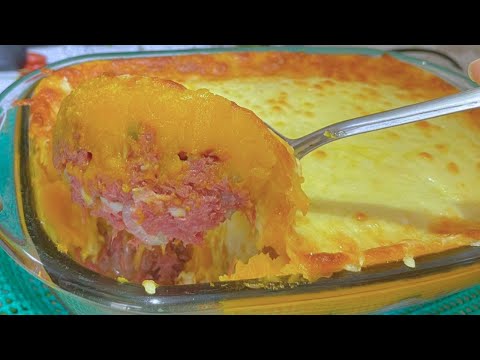ESCONDIDINHO DE CARNE SECA COM ABÓBORA   | FÁCIL DE FAZER E MUITO SABOROSO
