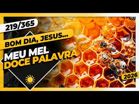 MEU MEL: DOCE PALAVRA – Bom dia, Jesus! 219/365 (2026)