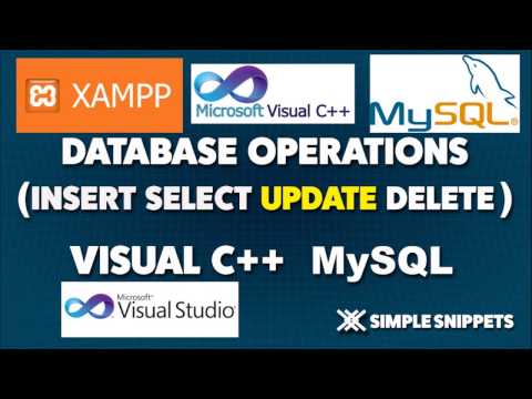 Update Database Operation in Visual C and MySQL Database