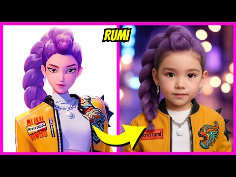 KPOP Demon Hunters As BABY 🔥 + Guess The Voice Quiz | Rumi, Zoey, Mira, Jinu, Mystery Saja, Bobby...
