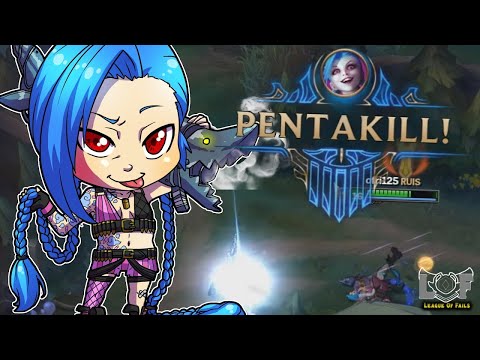 Epic LoL Moments #20 | Jinx Pentakill Montage 2017 ( League of Legends)
