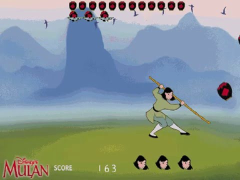 Old Windows game - Mulan Training game (1998)
