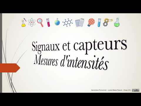 2nde - Signaux et capteurs - 4 - Mesures d'intensités
