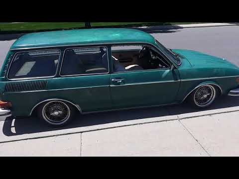 Vw 412 Variant Wagon rare volkswagen bagged on spokes