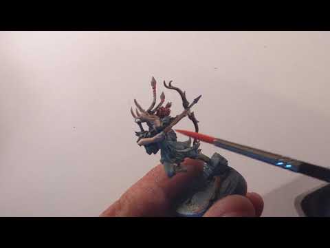 Warhammer Quest: Cursed City. Heros getting some red Paint.