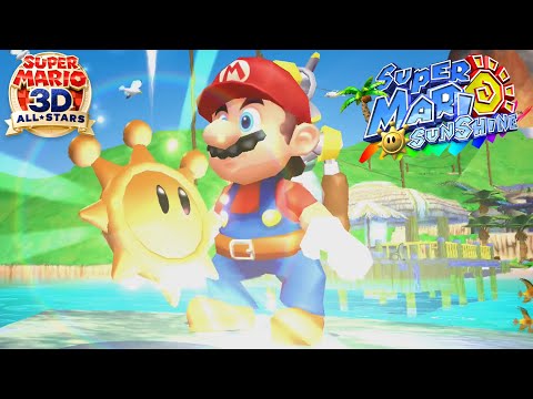 Super Mario Sunshine - Complete 100% Full Game Walkthrough (120 Shines, Mario 3D All Stars Gameplay)