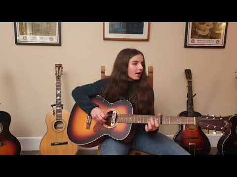 Police dog blues by Blind Blake 1929 played by 13 year old Muireann Bradley on Guild M-240E