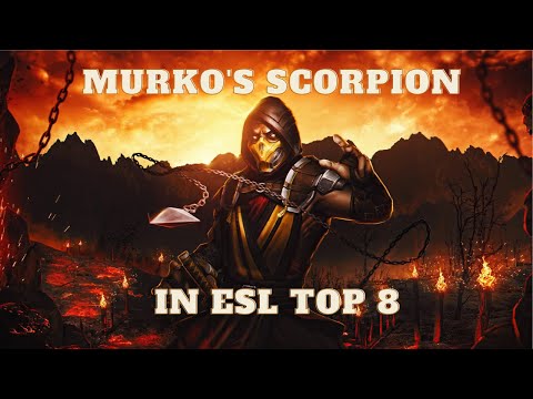 MK11: My Scorpion in ESL Invitational Top 8 - vs. MB, Omie and MakoraN w/ commentary