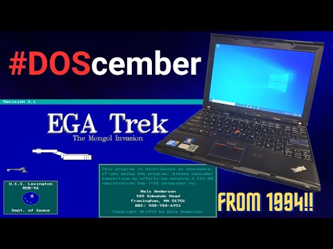 EGA Trek from 1994!! #DOScember