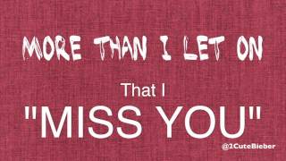 [HD] Ed Sheeran - Miss You (Lyrics Video)