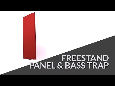 Bass Trap FreeStand 100mm - GIK Acoustics - Pieds en acier inoxydable, transportable et auto-porté_4