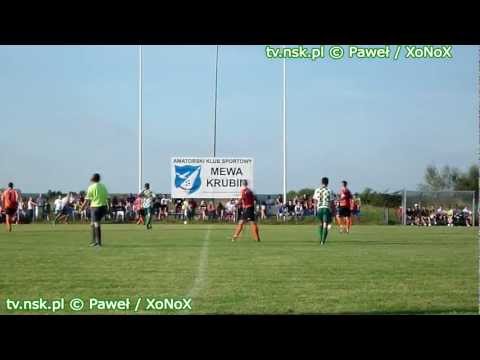 tv.nsk.pl 2011-09-11 Mewa Krubin - MKS Świt II Nowy Dwór Mazowiecki 1-3 (0-2) Grzybowski 1-3