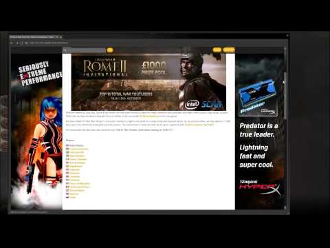 Total War Rome 2: Scan and Intel Invitational Tournament Announcement