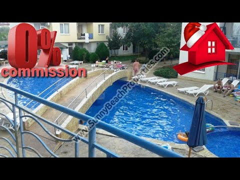 Pool view furnished 2-bedroom apartment for sale in Sunny day 3 Sunny beach Bulgaria