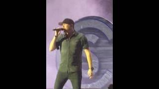 "You  should be here " Cole Swindell tears up at this live performance at Frontier Days
