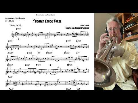 Trumpet Etude 3 Texas All State Jazz 2020 - 2021