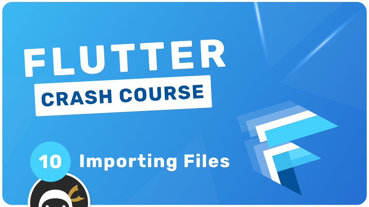 Flutter Crash Course #10 - Imports & Quick Refactor