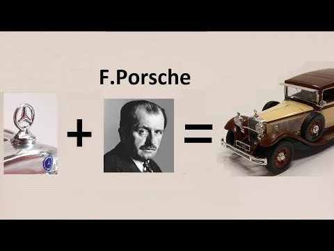 Thumbnail for 1/43 Mercedes-Benz W08 “Typ Nürburg 460” 1931 by Porsche by Mercedes-Benz W08